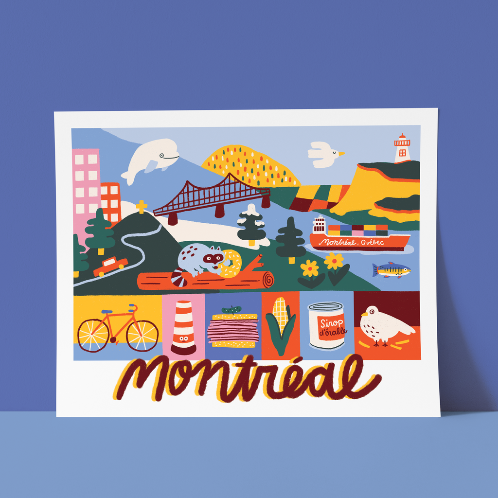 Affiche 'Montréal, Québec'