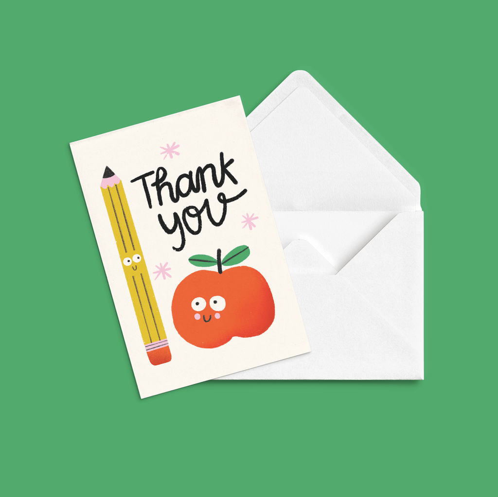 Carte de souhait 'Thank you teacher'