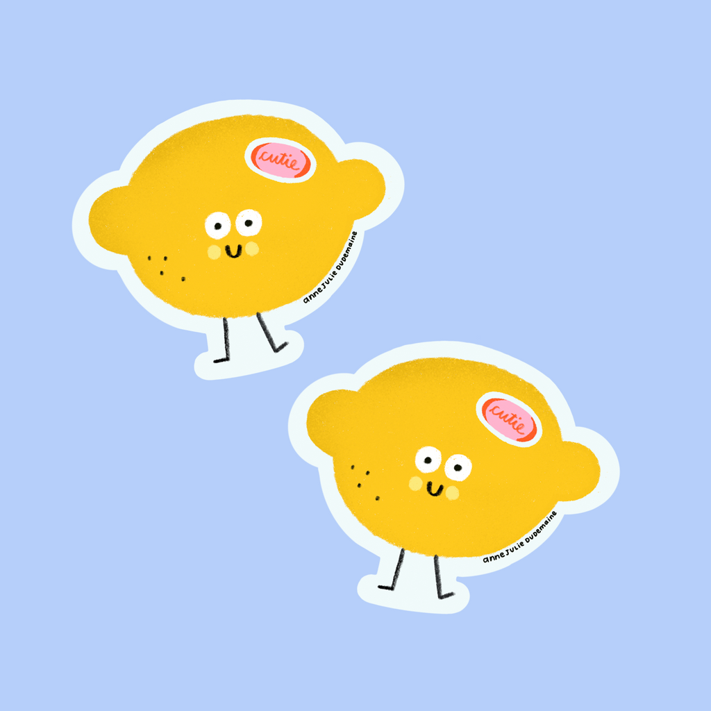 Autocollant citron